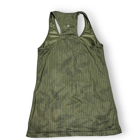 LULULEMON racerback tank top size 6 green - Picture 1 of 4